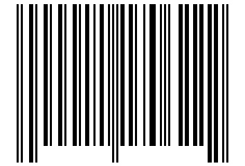 Number 11170622 Barcode