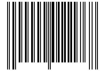 Number 11176 Barcode