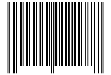 Number 11177 Barcode