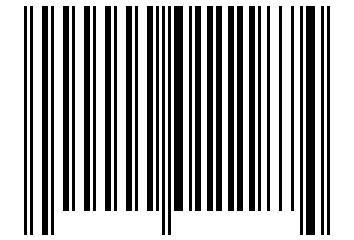 Number 11187 Barcode