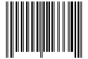 Number 113334 Barcode