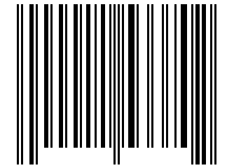 Number 11533702 Barcode