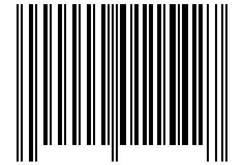 Number 11542 Barcode