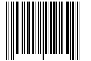 Number 11600 Barcode