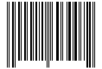 Number 11603007 Barcode