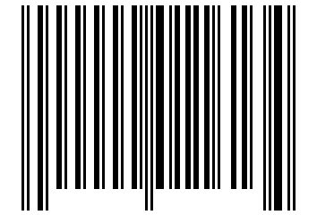 Number 11613 Barcode