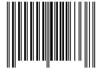 Number 11633 Barcode