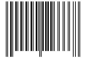 Number 116666 Barcode