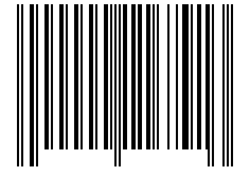 Number 116791 Barcode