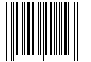 Number 1168 Barcode
