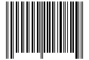Number 117082 Barcode
