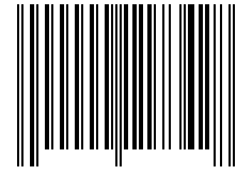 Number 117342 Barcode