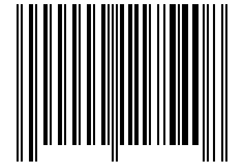 Number 117540 Barcode