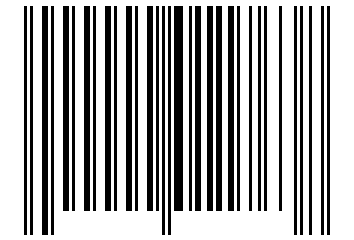Number 11763 Barcode