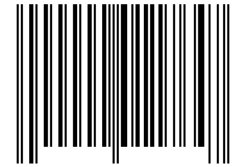 Number 11764 Barcode