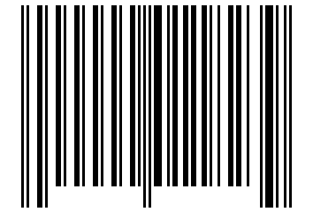 Number 11823 Barcode