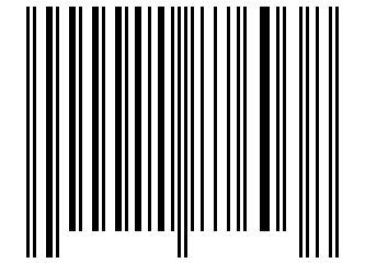 Number 11876038 Barcode