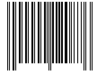 Number 120876 Barcode