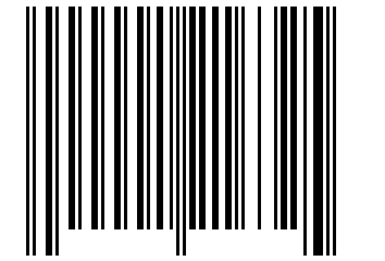 Number 1216325 Barcode