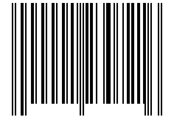 Number 1230721 Barcode