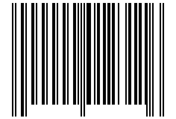 Number 12311 Barcode