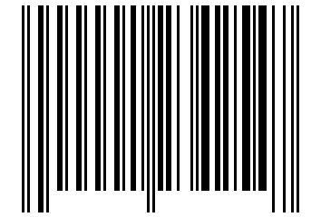 Number 1234254 Barcode