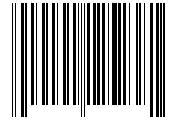 Number 125238 Barcode