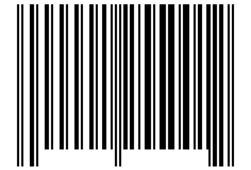 Number 1255001 Barcode