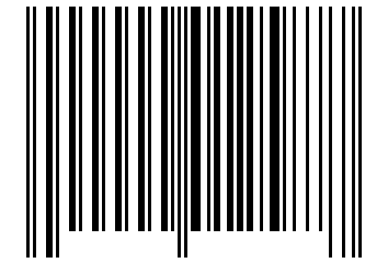 Number 12587 Barcode