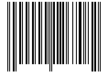 Number 126708 Barcode