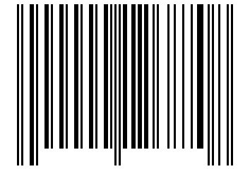 Number 126870 Barcode