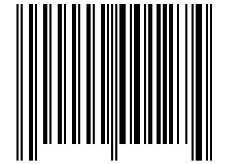 Number 1274 Barcode