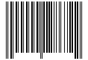 Number 128672 Barcode