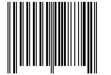 Number 128742 Barcode