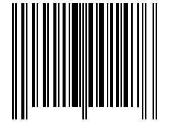 Number 13001476 Barcode