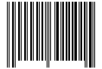 Number 1301101 Barcode