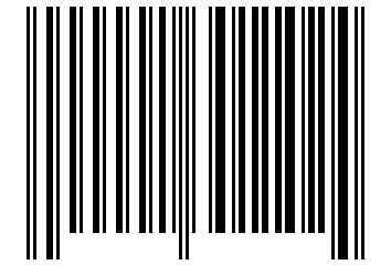 Number 1301102 Barcode