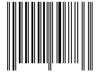 Number 1307733 Barcode
