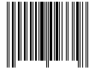 Number 13093358 Barcode