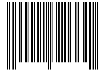 Number 1311364 Barcode