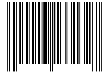 Number 13133132 Barcode