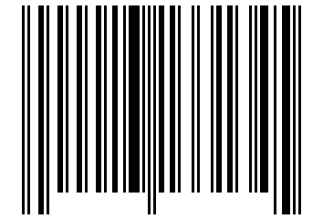 Number 13133134 Barcode