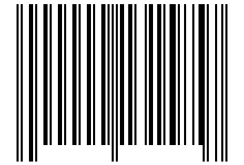 Number 131585 Barcode