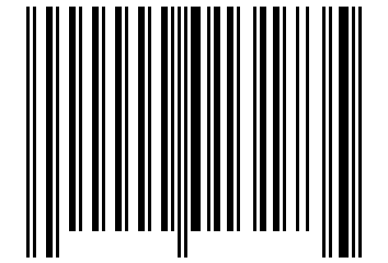 Number 13173 Barcode