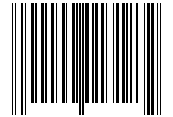 Number 13183 Barcode
