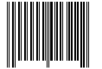 Number 13222 Barcode