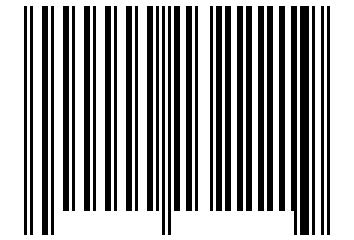 Number 132221 Barcode