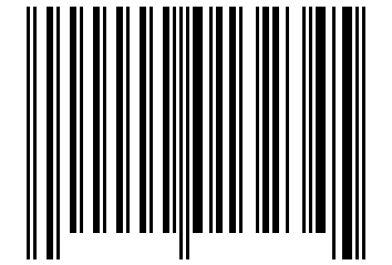 Number 13234 Barcode