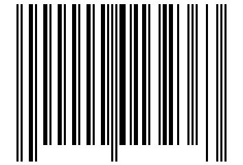 Number 13236 Barcode