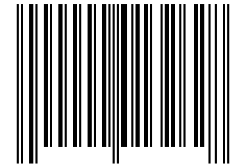 Number 13262 Barcode